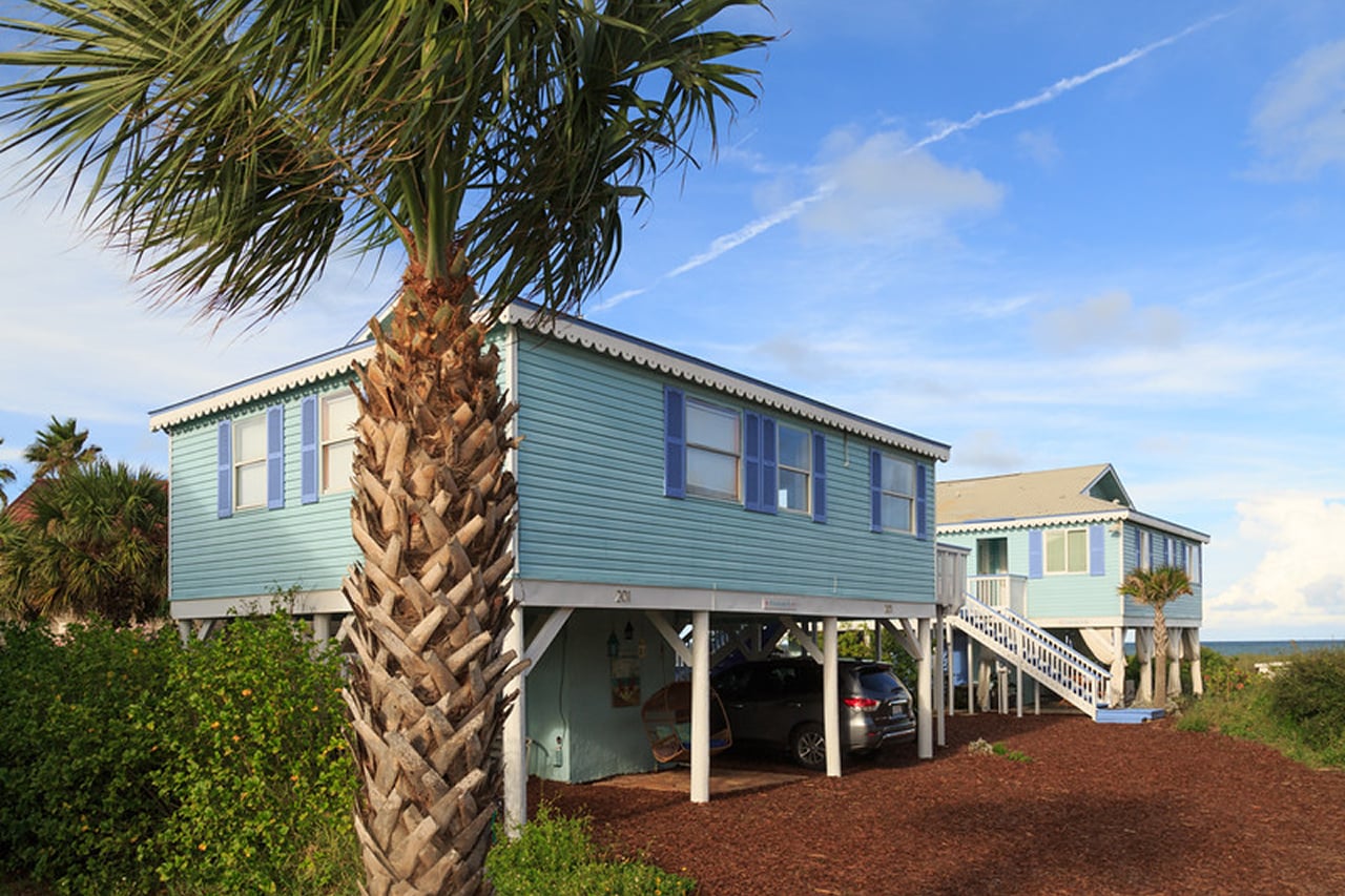 The Oceanview Cottage at St. Augustine Beach by Cottages on Vilano (Beachcomber)